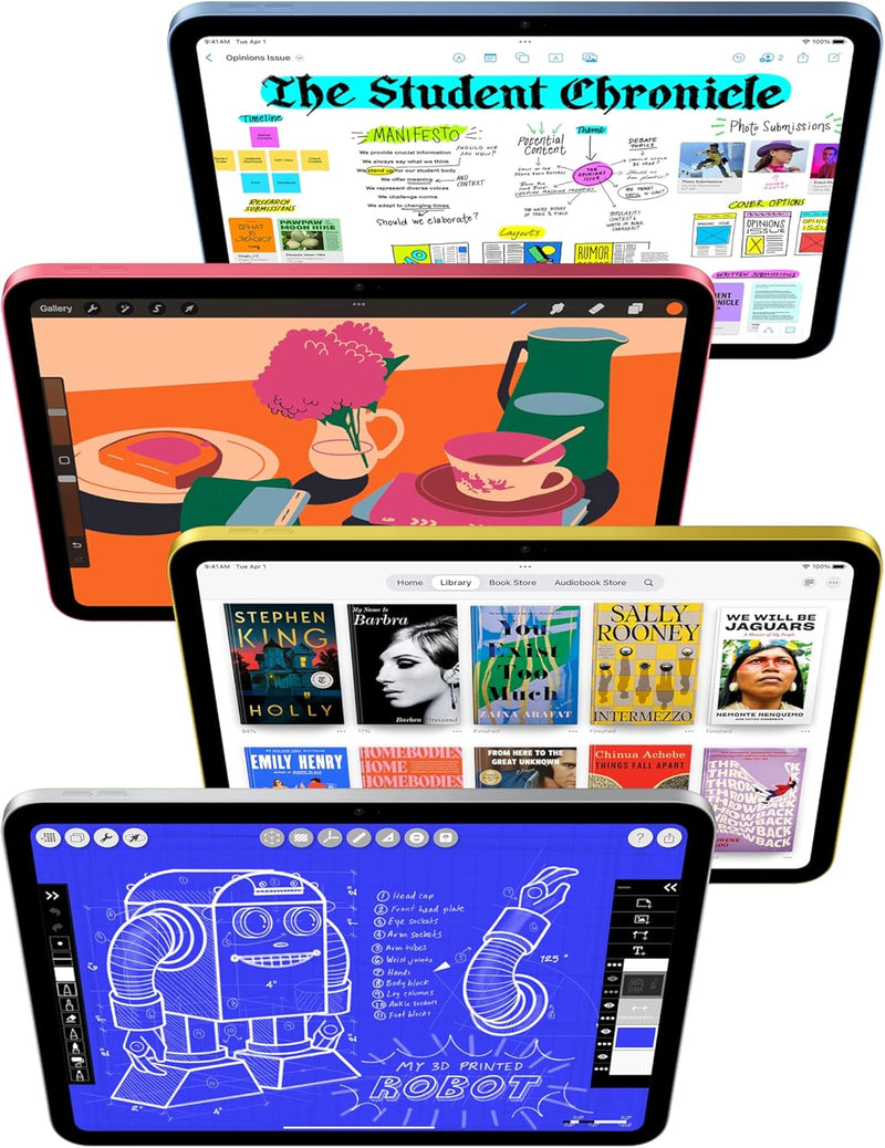 Apple iPad A16 11" (2025) Wi-Fi + Cellular (5G) - Rosa