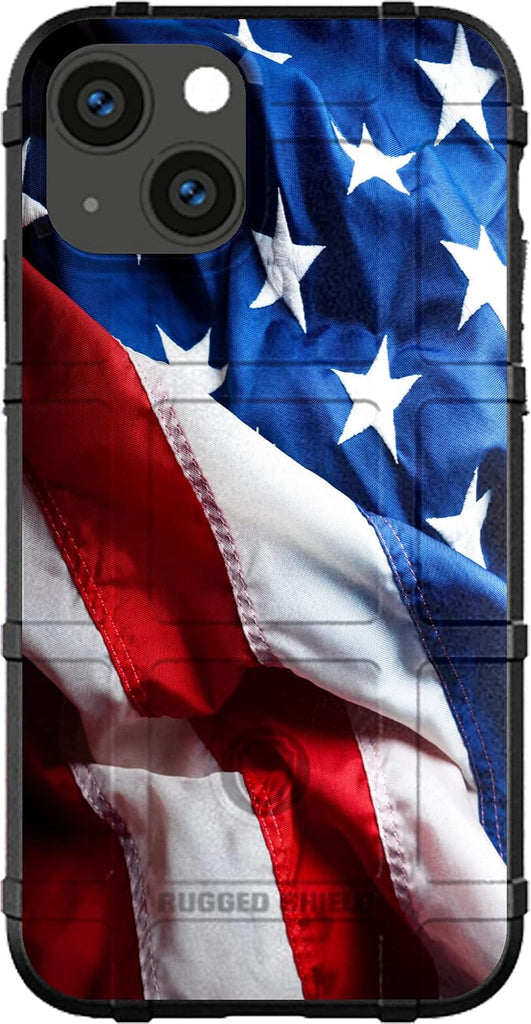 EGO TACTICAL Limited Edition Rugged Shield case Compatible with iPhone 13 Mini [5.4" Screen] Printed in The USA Waving U