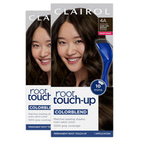 Clairol Root Touch Up Permanent Hair Dye, 4A Dark Ash Brown, Pack of 2