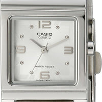 Casio Women's LTP1237D-7A Silver-Tone Shell White Dial Watch
