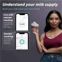 Elvie Double Extractor de Leche Manos Libres Doble con App