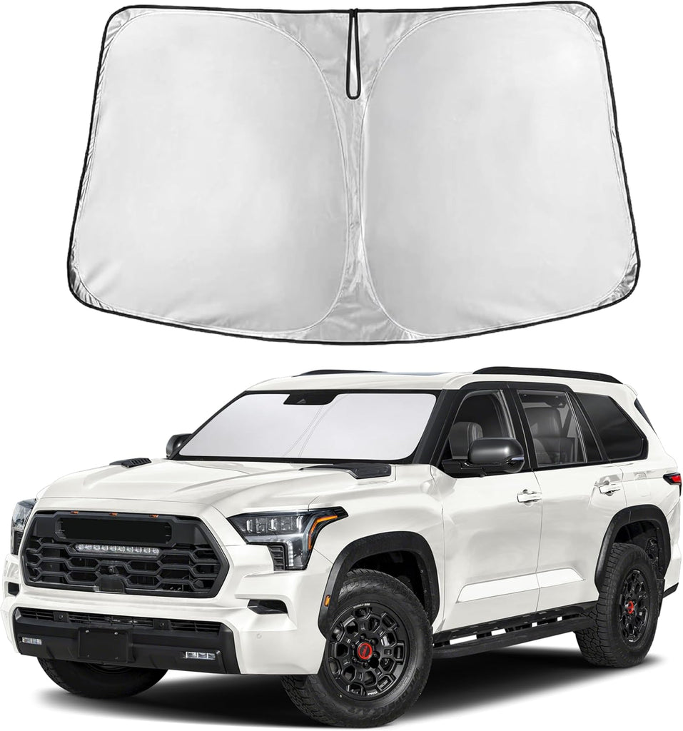 EcoNour Windshield Sunshade Compatible for Toyota Sequoia 2023-2025 2026
