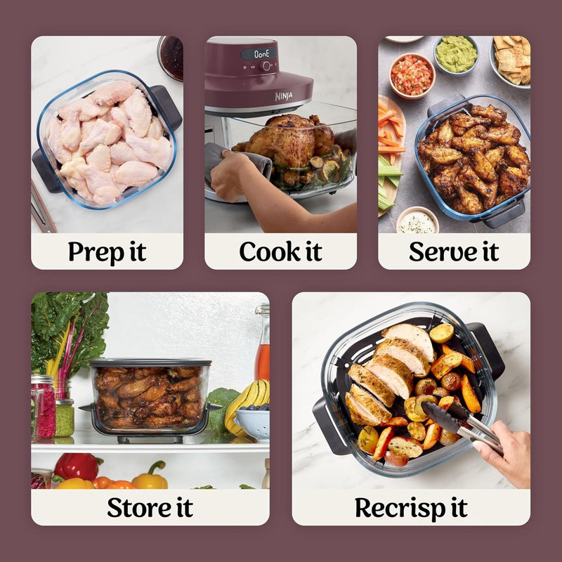 Ninja Crispi Pro 6-in-1 Glass Air Fryer