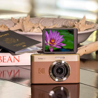 KODAK PIXPRO C1 13MP Compact Digital Camera, 26mm Fixed Lens, Brown