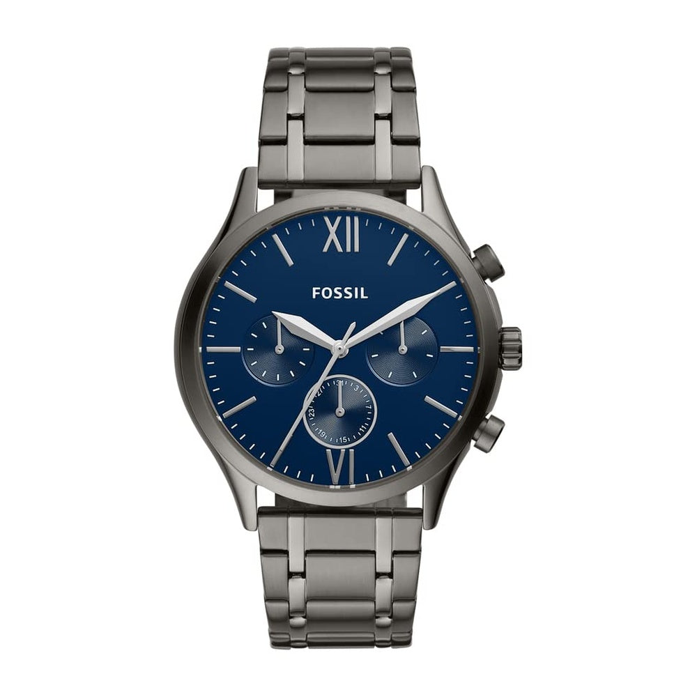 Reloj analógico Fossil Fenmore para hombre con correa de acero inoxidable y cristal resistente a arañazos