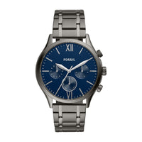 Reloj analógico Fossil Fenmore para hombre con correa de acero inoxidable y cristal resistente a arañazos