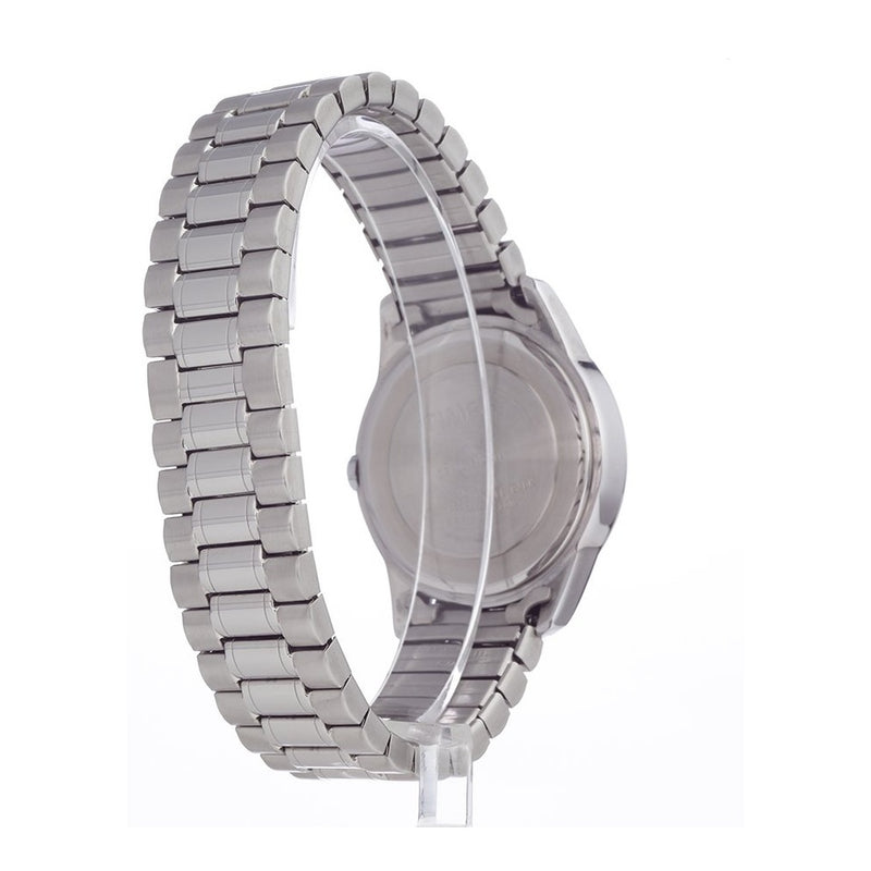 Reloj de pulsera Timex para hombre con caja de acero inoxidable y funciones de calendario y resistencia al agua
