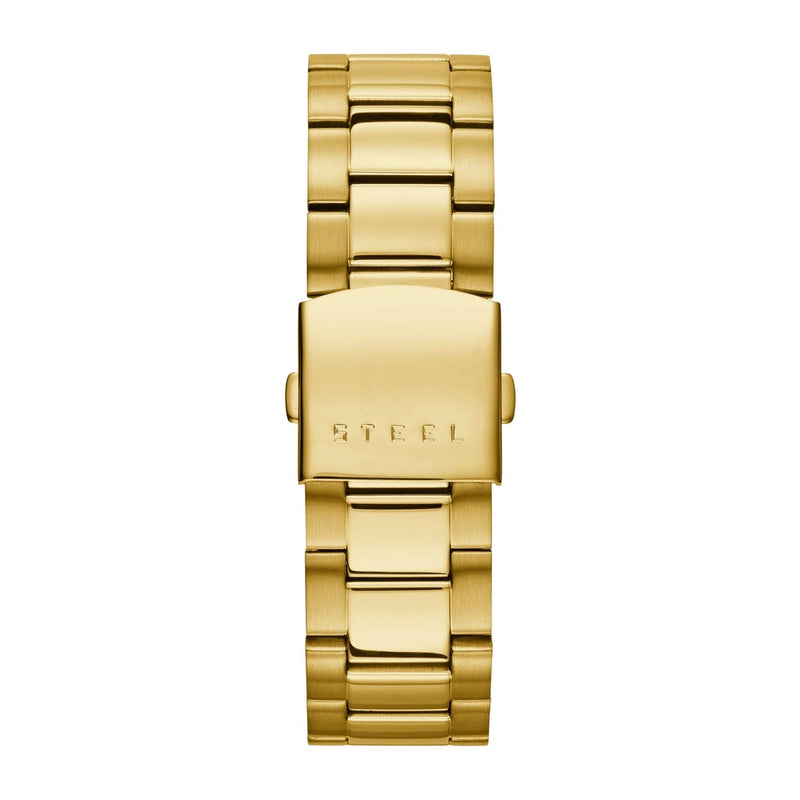 Reloj GUESS para Hombre Cronógrafo de Acero Inoxidable Gunmetal Resistente al Agua con Correa de Acero