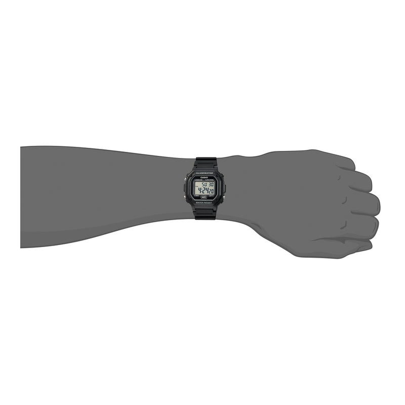 Reloj digital Casio F108WH para hombres, resistente al agua, alarma diaria, cronómetro LED, precisión 30 segundos al mes