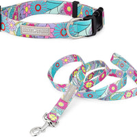 Lucky Love Dog Collar and Leash Set Matching Cute – Caroline, X-Small