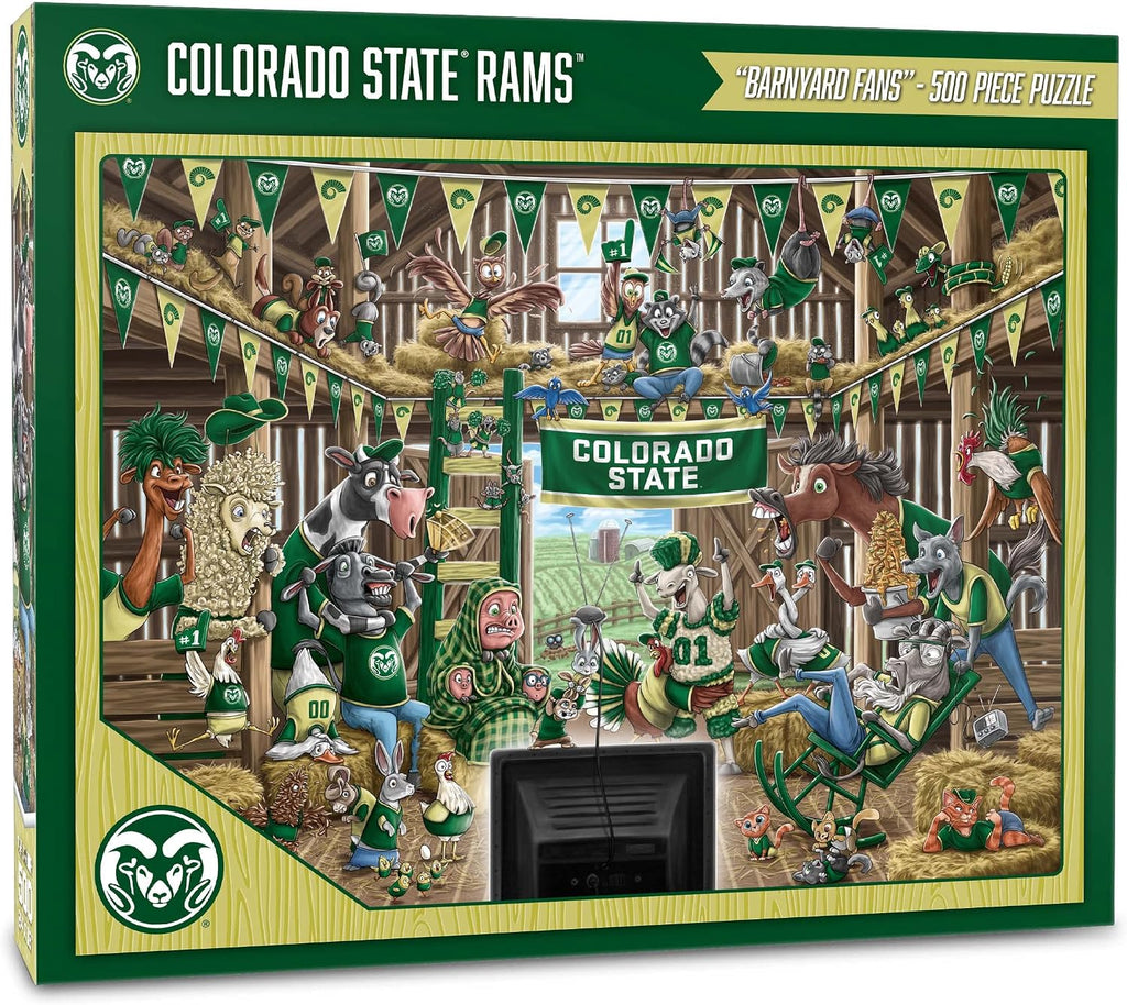YouTheFan NCAA Colorado State Rams “A Read Barnburner” 500 Puzzle