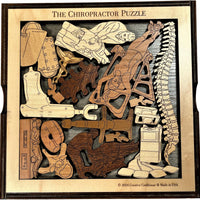 Creative Crafthouse Chiropractor Puzzle, Wood Thank You Gift, Brain Teaser