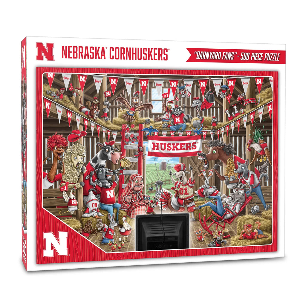 YouTheFan NCAA Nebraska Cornhuskers “A Read Barnburner” 500 Puzzle