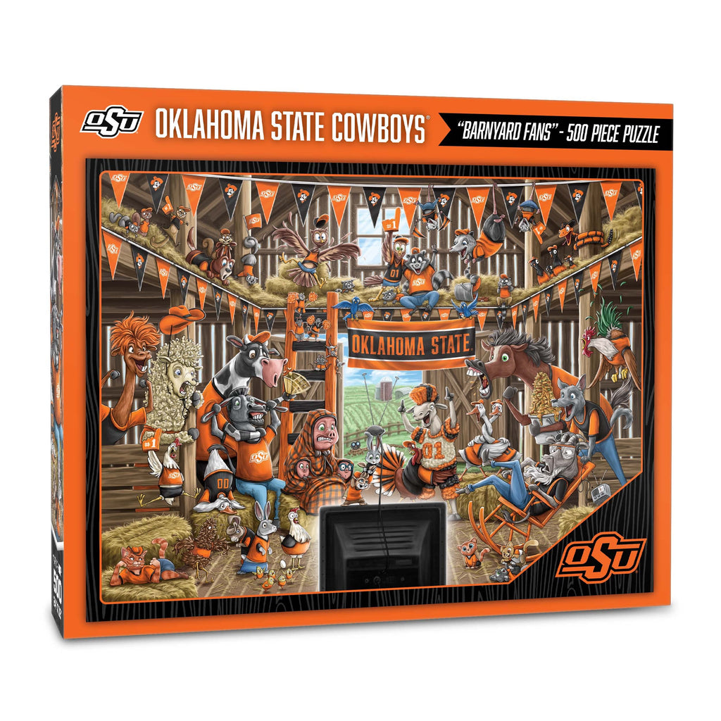 YouTheFan NCAA Oklahoma State Cowboys “A Read Barnburner” 500 Puzzle