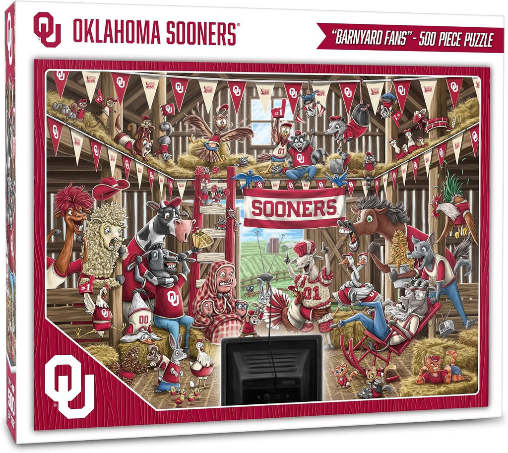 YouTheFan NCAA Oklahoma Sooners “A Read Barnburner” 500 Puzzle