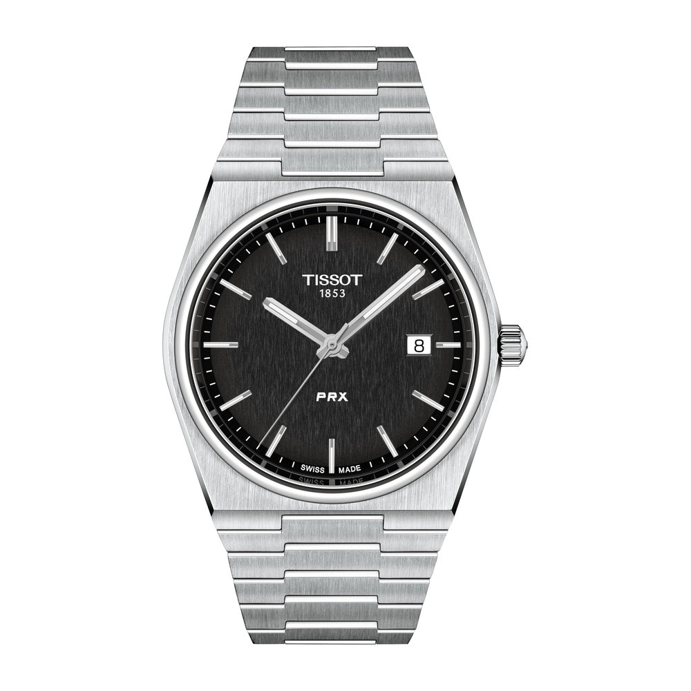 Tissot PRX 316L stainless steel case Dress Watch Grey T1374101105100