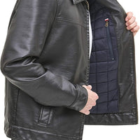 Tommy Hilfiger Men's Classic Faux Leather Jacket