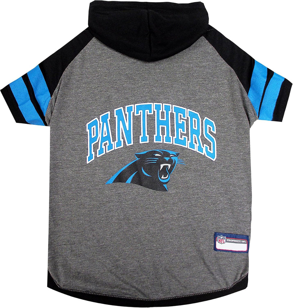 Pets First Hoodie T-Shirt for Dogs & Cats. Pets First Football Licensed Dog Hoody Tee Shirt, X-Small Sports Hoody T-Shir