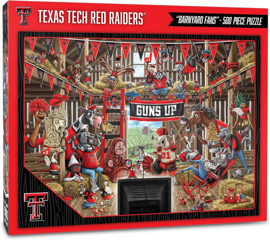 YouTheFan NCAA Texas Tech Red Raiders “A Read Barnburner” 500 Puzzle