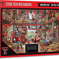 YouTheFan NCAA Texas Tech Red Raiders “A Read Barnburner” 500 Puzzle