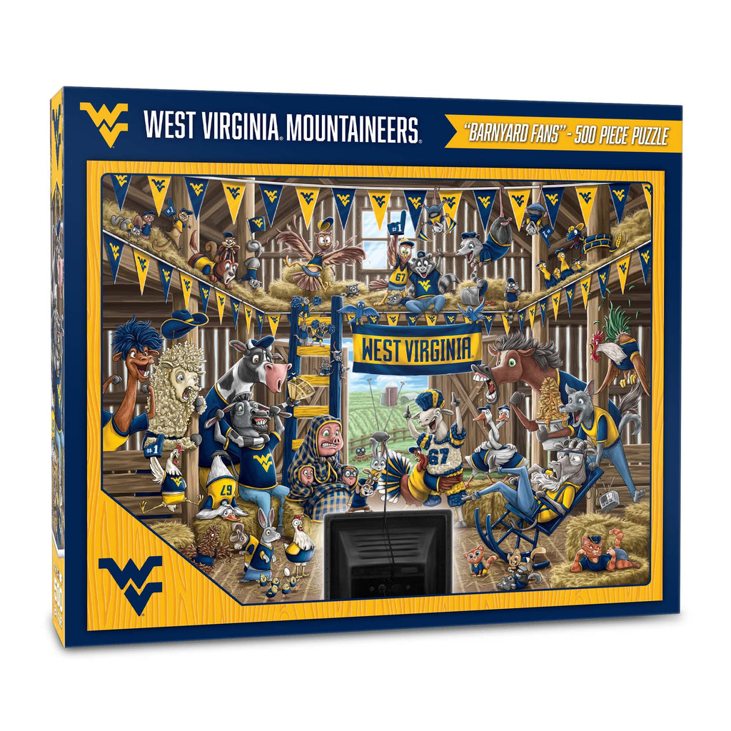 YouTheFan NCAA West Virginia Mountaineers “A Read Barnburner” 500 Puzzle