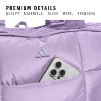 adidas Quilted Puffer Tote Bag