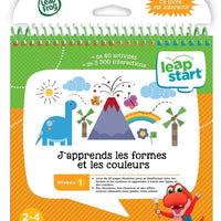 LeapFrog LeapStart Preschool (Level 1) Shapes & Colours with Creativity Activity Book (French Version)
