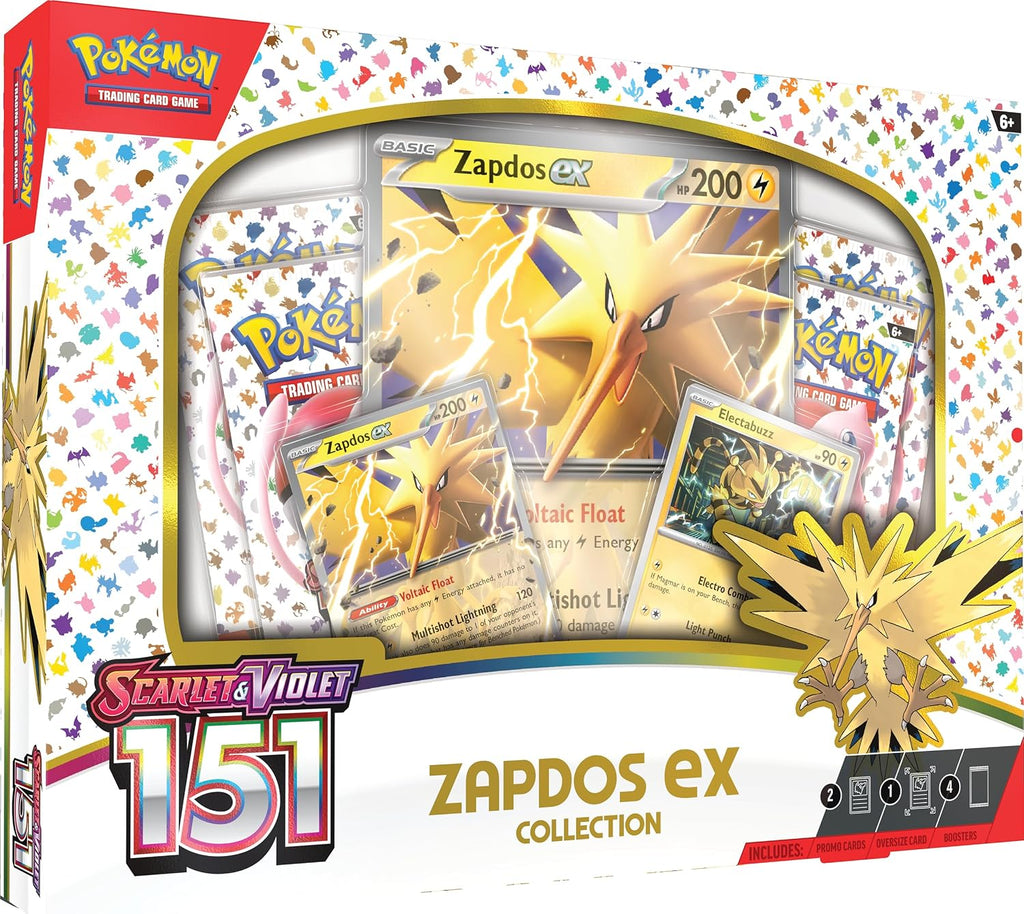 Pokemon TCG Scarlet & Violet 3.5 Pokemon 151 Zapdos Ex Box
