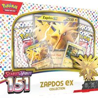 Pokemon TCG Scarlet & Violet 3.5 Pokemon 151 Zapdos Ex Box