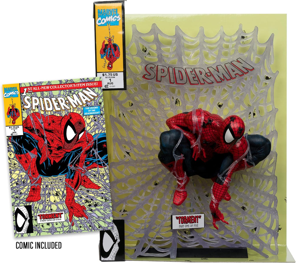 McFarlane Toys - Marvel Spider-Man 1:6th Scale Collectible with Scene (Spider-Man #1)