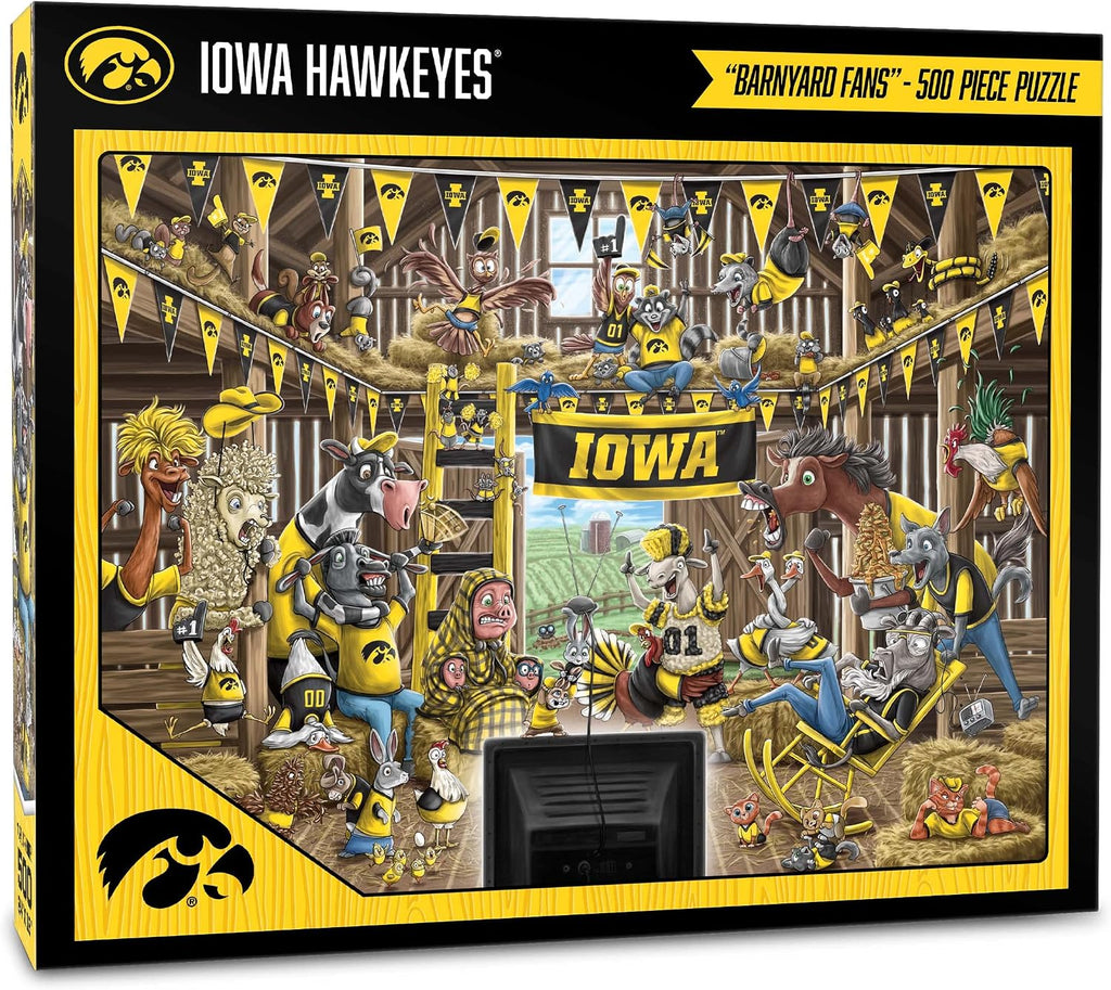 YouTheFan NCAA Iowa Hawkeyes “A Read Barnburner” 500 Puzzle