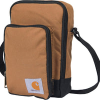 Carhartt Crossbody Zip Bag, Durable, Adjustable Crossbody Bag with Zipper Closure for Men and Women, Carhartt Brown