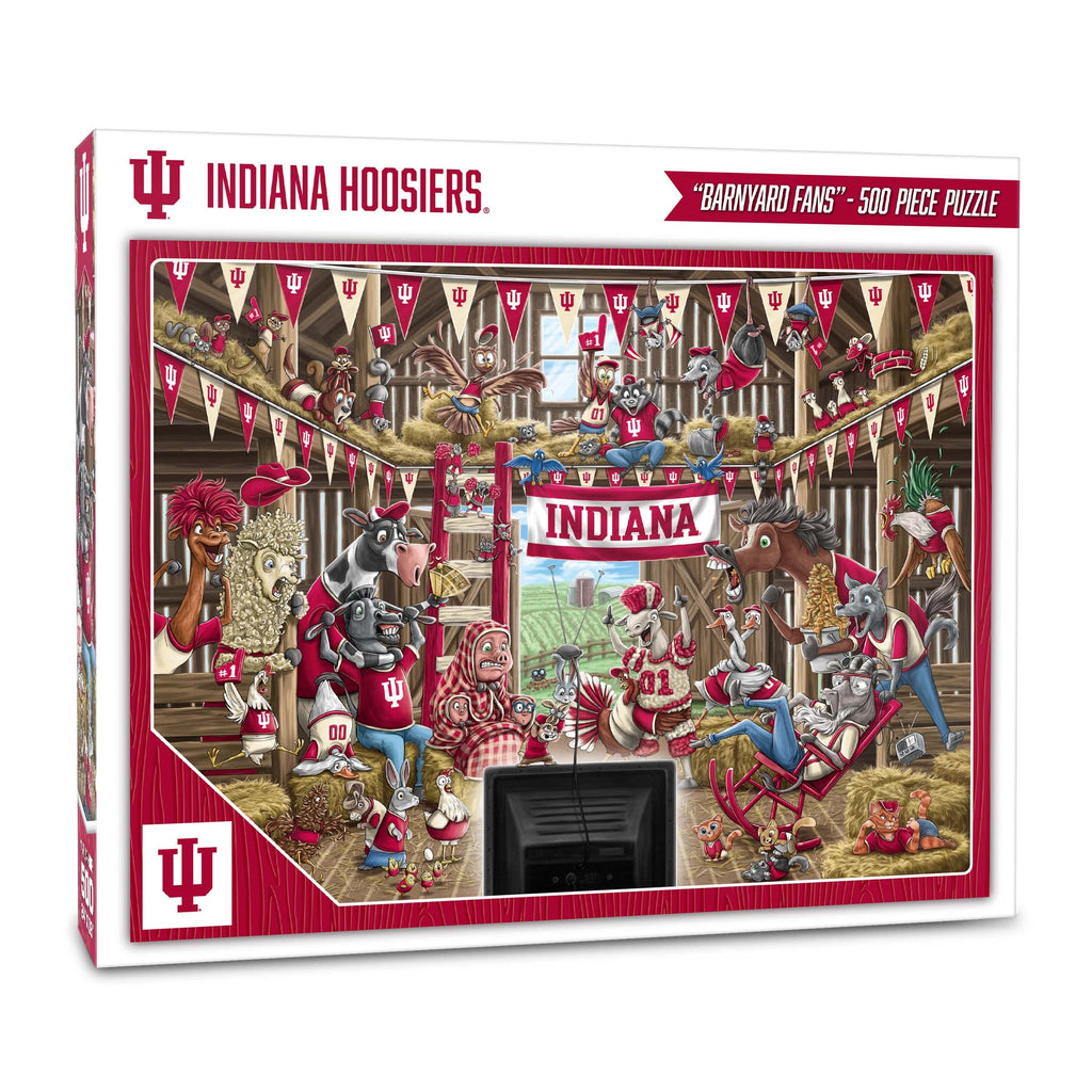 YouTheFan NCAA Indiana Hoosiers “A Read Barnburner” 500 Puzzle