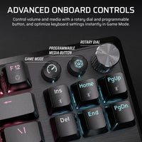 Corsair K70 CORE TKL Wireless RGB Tenkeyless Mechanical Gaming Keyboard – Pre-Lubed MLX Red v2 Linear Switches, SOCD, ABS Double-Shot Keycaps, Sound Dampening, 1000Hz Polling, QWERTY NA – Black