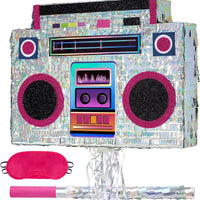 WERNNSAI Music Player Piñata - 80s and 90s Theme Party Decorations