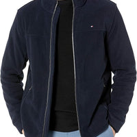 Tommy Hilfiger Men's Classic Zip Front Polar Fleece Jacket AZUL MARINO