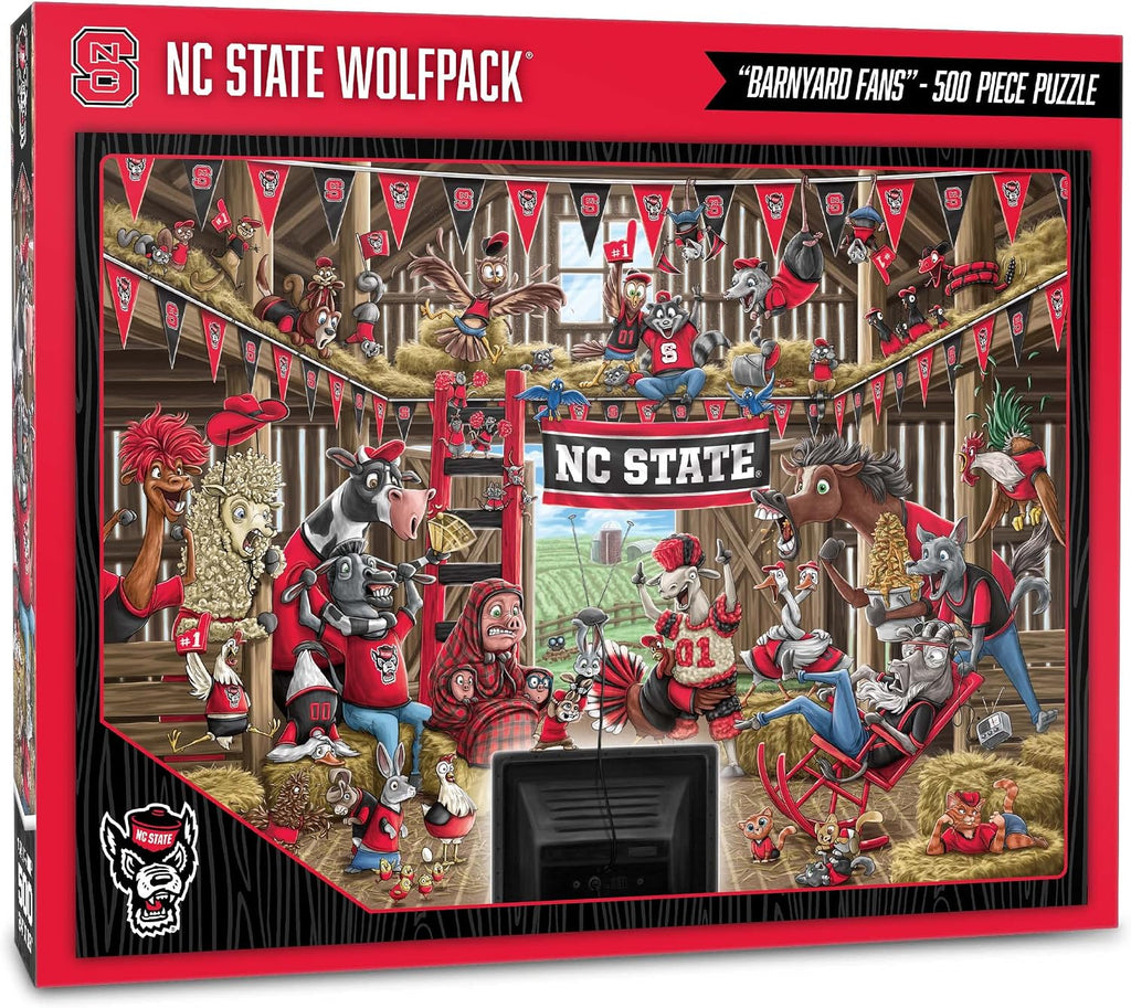 YouTheFan NCAA NC State Wolfpack “A Read Barnburner” 500 Puzzle