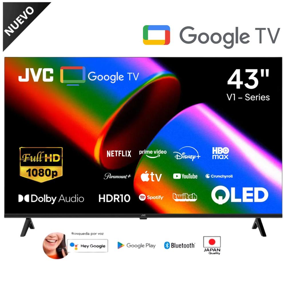Televisor JVC 43” Full HD diseño moderno Lt-43km4584