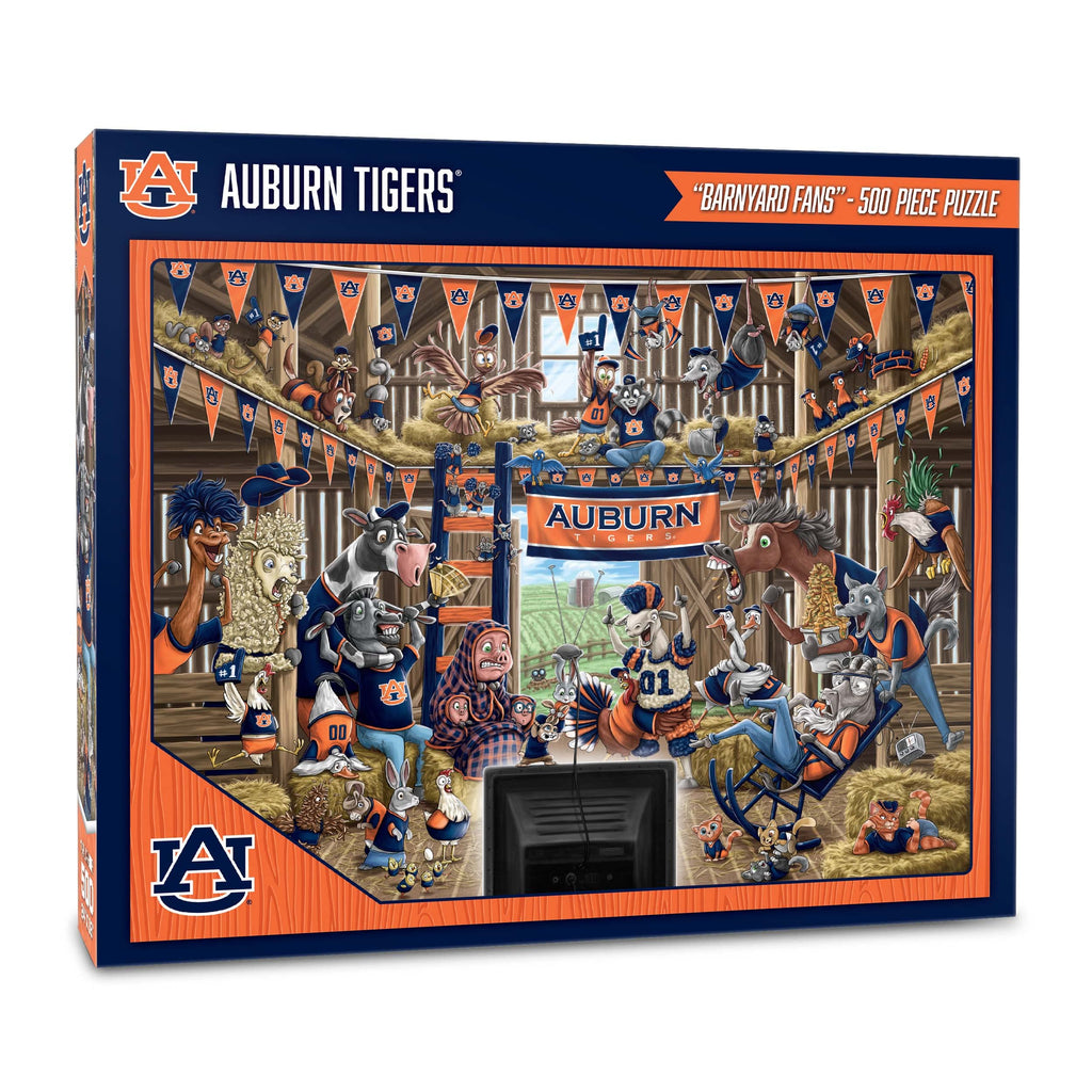 YouTheFan NCAA Auburn Tigers “A Read Barnburner” 500 Puzzle