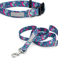 Lucky Love Dog Collar and Leash Set for Medium Dogs – Carriebelle, Medium