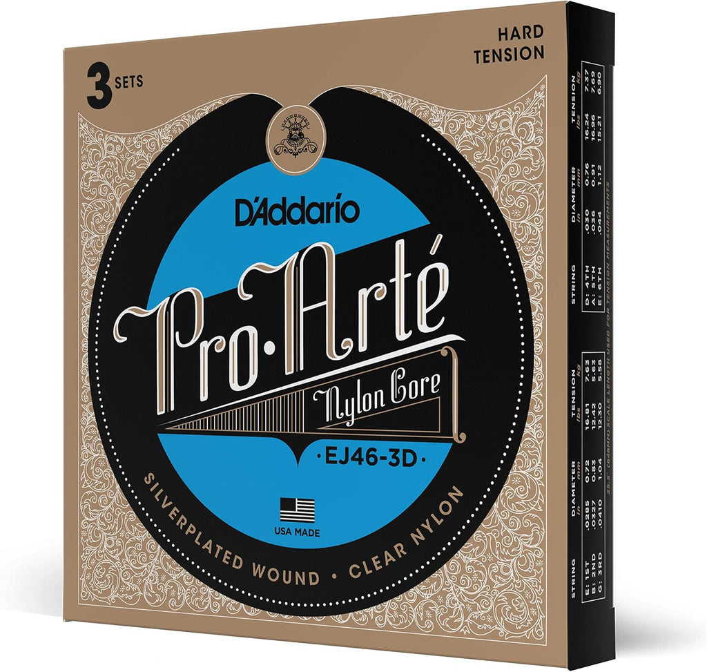 DADDARIO Pro Arte Silverplated Copper H (EJ46-3D)