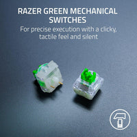 Razer BlackWidow (Pokémon Edition) — Teclado mecánico gaming