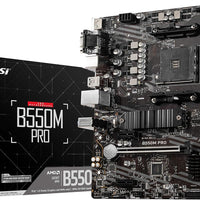MSI Placa base PRO B550M-P, mATX - Compatible con AMD Ryzen 5000/5000 Serie G