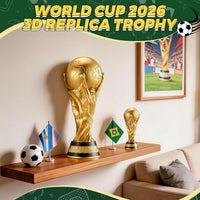 Replica of the 2026 World Cup trophy