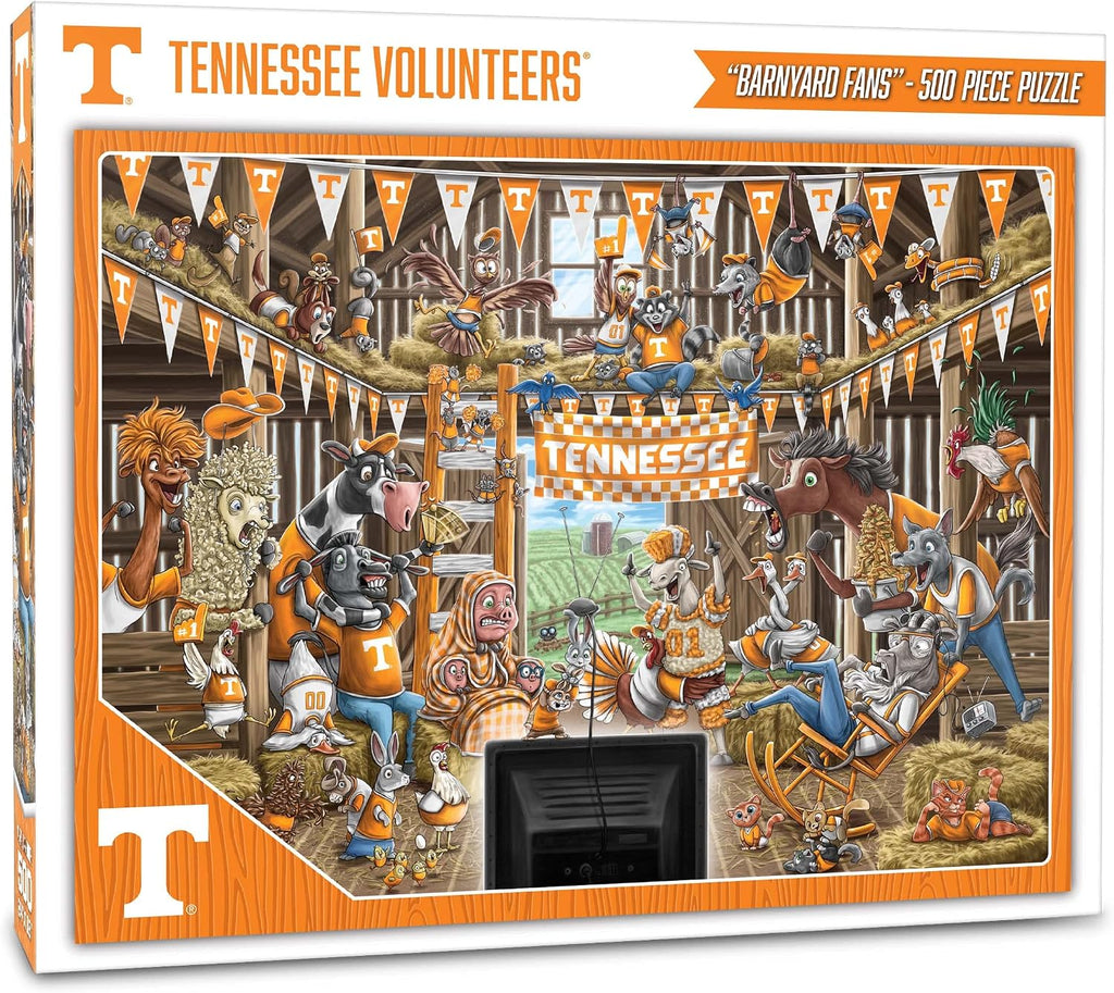 YouTheFan NCAA Tennessee Volunteers “A Read Barnburner” 500 Puzzle