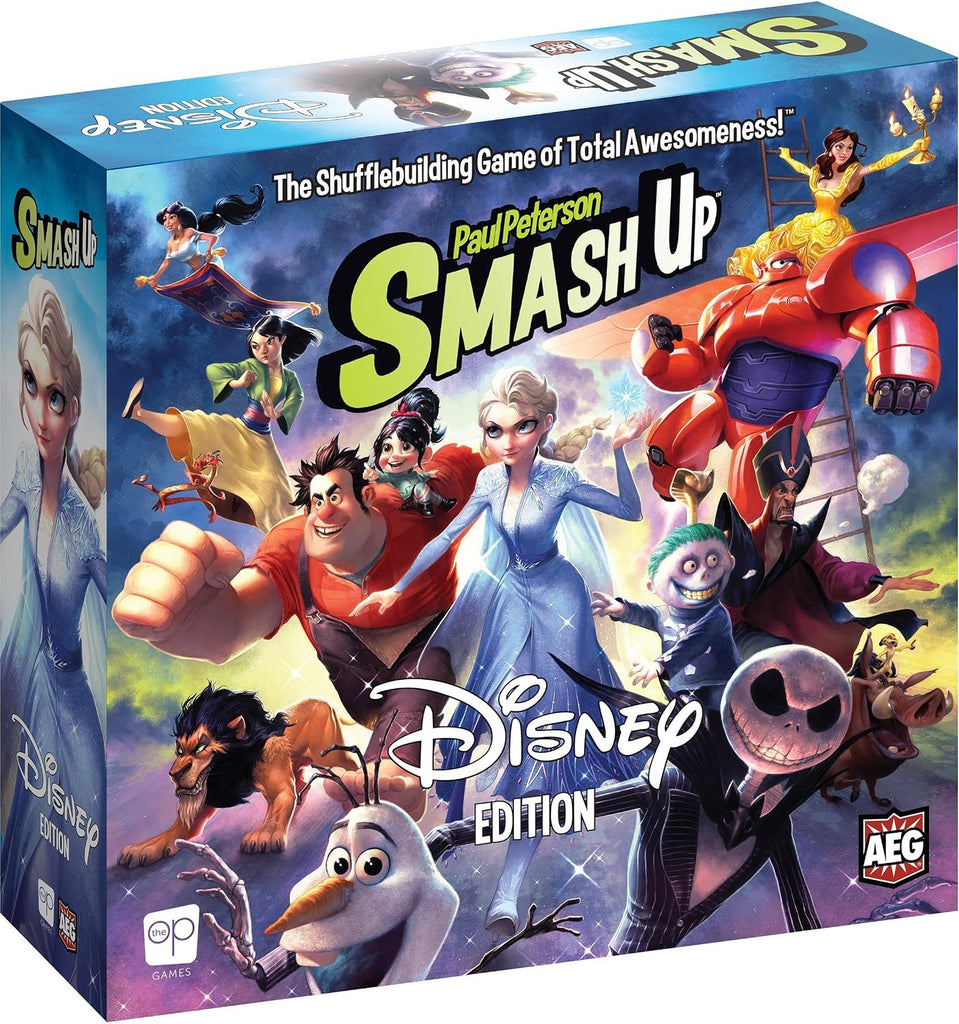 Smash Up: Disney Edition | Featuring Disney Characters from Frozen, Big Hero 6, The Lion King, Aladdin, The Nightmare Be