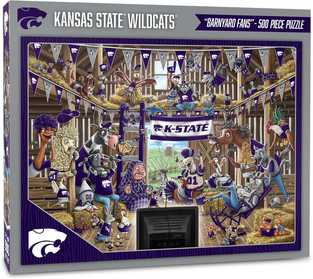 YouTheFan NCAA Kansas State Wildcats “A Read Barnburner” 500 Puzzle