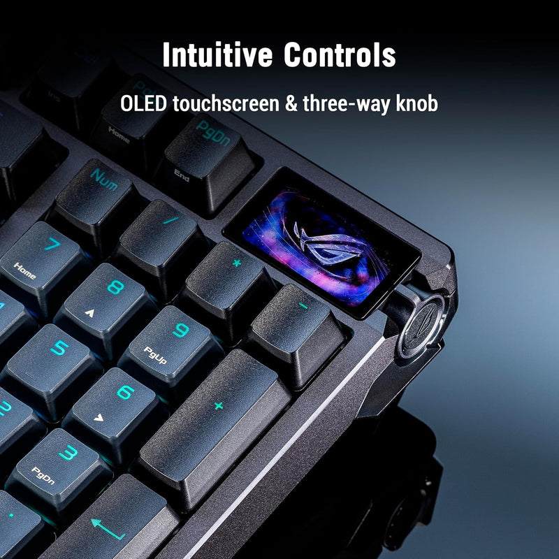 ASUS ROG Azoth 96 HE Wireless Hall Effect Gaming Keyboard, PBT Keycaps