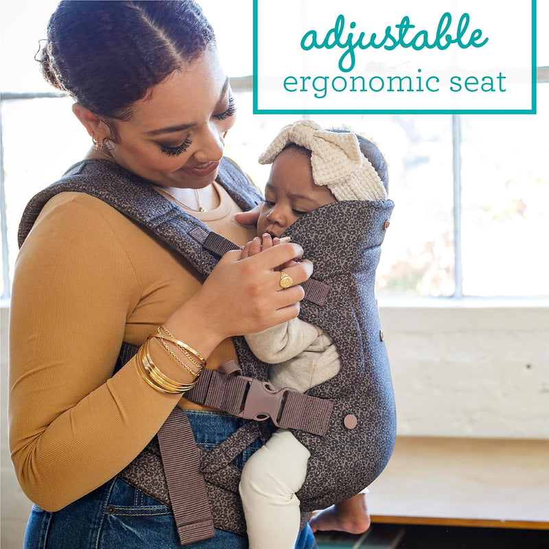 Infantino Flip 4 en 1 Portabebés Ergonómico Convertible Leopardo