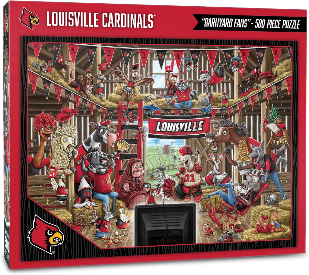 YouTheFan NCAA Louisville Cardinals “A Read Barnburner” 500 Puzzle